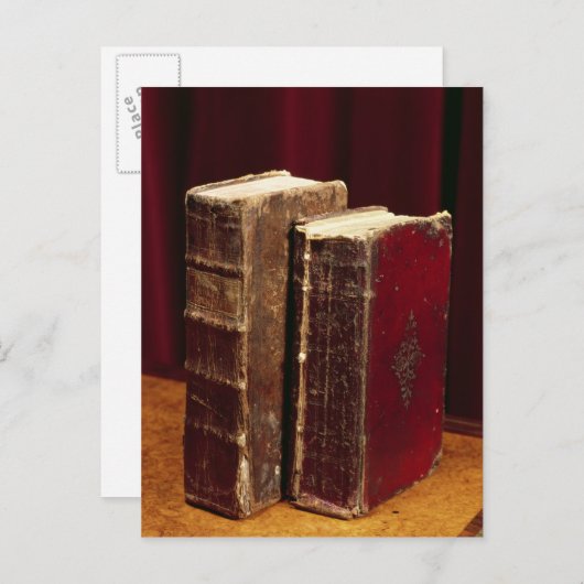 Bijbels van Lord Byron en Augusta Leigh Briefkaart (Voorkant / Achterkant)