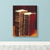 Bijbels van Lord Byron en Augusta Leigh Canvas Afdruk (Insitu (Houten vloer))