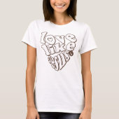 Bijbels Verse Trendy Shirt, liefde zoals Jezus T-S T-shirt (Voorkant)