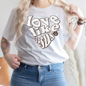 Bijbels Verse Trendy Shirt, liefde zoals Jezus T-S T-shirt
