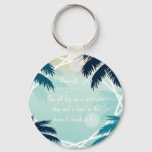 Bijbelschrift Isaiah 26:3 Sleutelhanger (Achterkant)