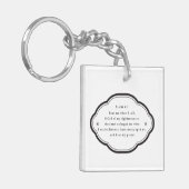 Bijbelschrift Psalm 4-1 christendom Sleutelhanger (Voorkant Links)