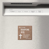 Bijbelscript op Sterkte Proverbs 17:17 Magneet (Insitu (Vaatwasser))