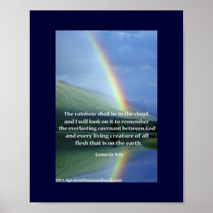 Bijbelscriptgebeugen Poster