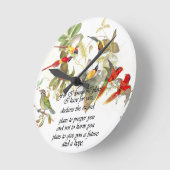 Bijbelscriptie Christelijke inspiratie Ronde Klok (Hoek)