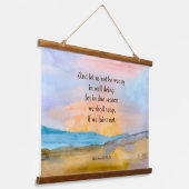 Bijbelscriptie Galatians 6: geen onweidelijke zons Hangend Wandkleed (Gebogen)