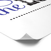 Bijbelscriptie poster Ik en mijn huis Joshua 24 (Hoek)