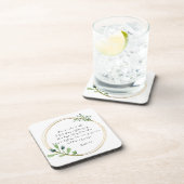 Bijbelscriptie Psalm 4-1 gebed voor hulp Bier Onderzetter (Rechterzijde)