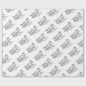 Bijbelscriptie Religieuze tekstquote Wrapping Pape Cadeaupapier (Vlak)