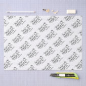 Bijbelscriptie Religieuze tekstquote Wrapping Pape Tissuepapier (Craft)