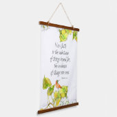 Bijbelscriptprotheses 11 Hummingbird Tree Hangend Wandkleed (Gebogen)