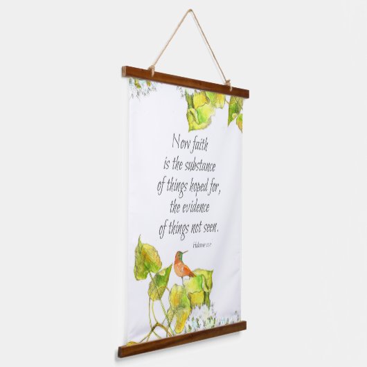 Bijbelscriptprotheses 11 Hummingbird Tree Hangend Wandkleed (Gebogen)