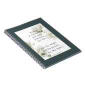 Bijbelscripts Aanmoedigingscitaten Witte aanjager Notitieboek (Rechterzijde)