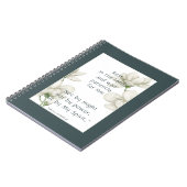 Bijbelscripts Aanmoedigingscitaten Witte aanjager Notitieboek (Linkerzijde)