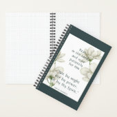 Bijbelscripts Aanmoedigingscitaten Witte aanjager Notitieboek (Binnen)