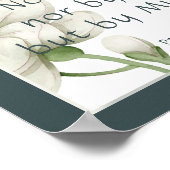 Bijbelscripts Aanmoedigingscitaten Witte aanjager Poster (Hoek)