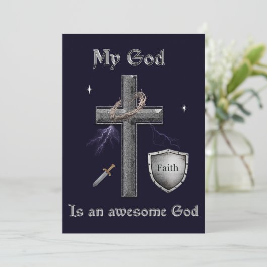 Bijbelscripts Feestdagenkaart (Staand voorkant)