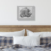 Bijbelscripts Inspirerend Canvas Afdruk (Insitu (Slaapkamer))