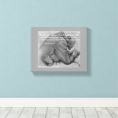 Bijbelscripts Inspirerend Canvas Afdruk (Insitu (Houten vloer))