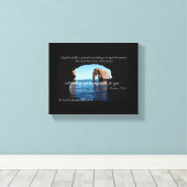 Bijbelscripts Inspirerend Canvas Afdruk (Insitu (Houten vloer))