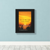 Bijbelscripts Inspirerend Canvas Afdruk (Insitu (Houten vloer))