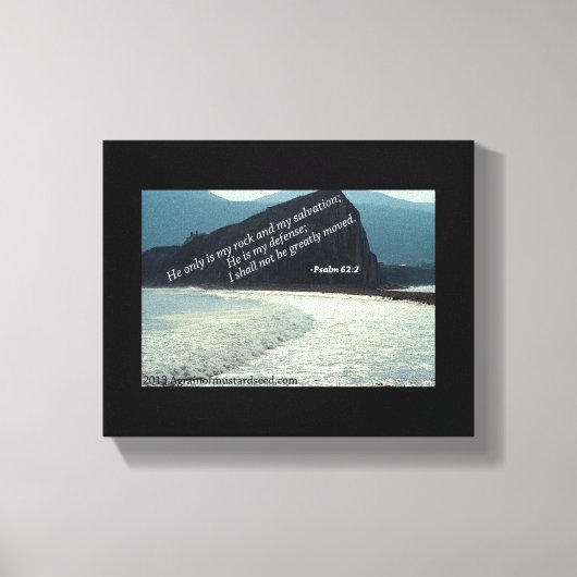 Bijbelscripts Inspirerend Canvas Afdruk (Voorkant)