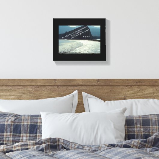 Bijbelscripts Inspirerend Canvas Afdruk (Insitu (Slaapkamer))