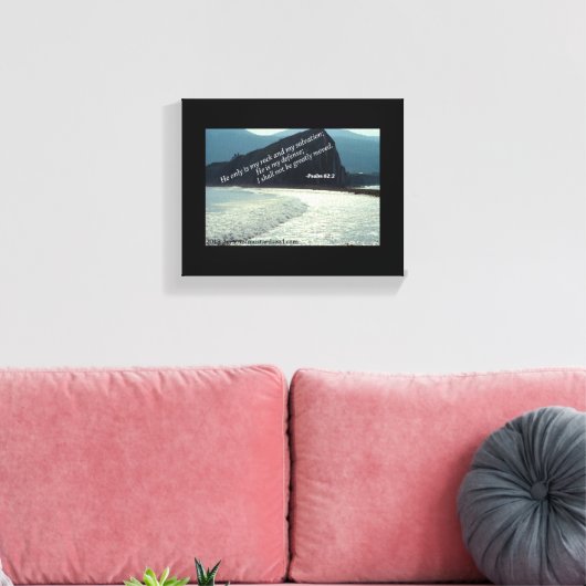 Bijbelscripts Inspirerend Canvas Afdruk (Insitu (Woonkamer))