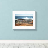 Bijbelscripts Inspirerend Canvas Afdruk (Insitu (Houten vloer))