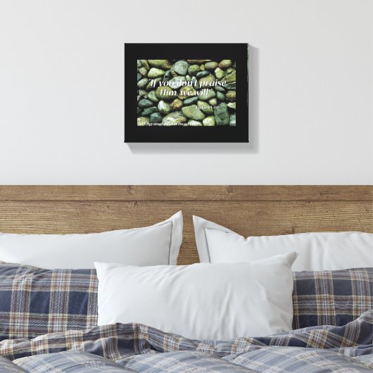 Bijbelscripts Inspirerend Canvas Afdruk (Insitu (Slaapkamer))