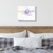 Bijbelscripts Inspirerend Canvas Afdruk (Insitu (Slaapkamer))