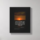 Bijbelscripts Inspirerend Canvas Afdruk (Voorkant)
