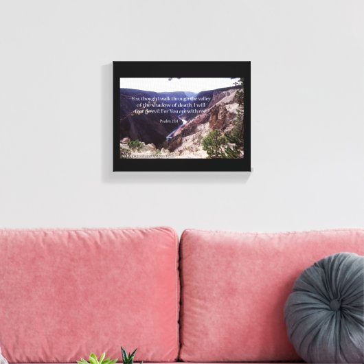 Bijbelscripts Inspirerend Canvas Afdruk (Insitu (Woonkamer))