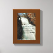 Bijbelscripts Inspirerend Canvas Afdruk (Voorkant)