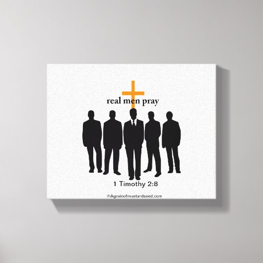 Bijbelscripts Inspirerend Canvas Afdruk (Voorkant)