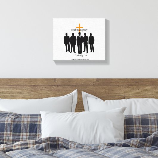 Bijbelscripts Inspirerend Canvas Afdruk (Insitu (Slaapkamer))
