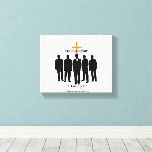 Bijbelscripts Inspirerend Canvas Afdruk (Insitu (Houten vloer))
