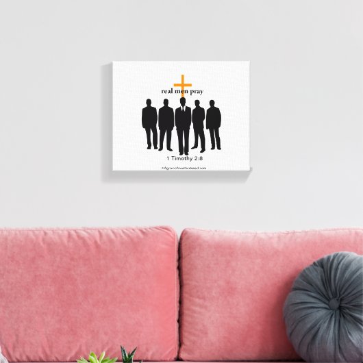Bijbelscripts Inspirerend Canvas Afdruk (Insitu (Woonkamer))