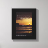 Bijbelscripts Inspirerend Canvas Afdruk (Voorkant)