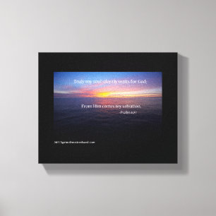 Bijbelscripts Inspirerend Canvas Afdruk