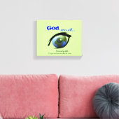 Bijbelscripts Inspirerend Canvas Afdruk (Insitu (Woonkamer))