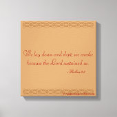 Bijbelscripts Inspirerend Canvas Afdruk (Voorkant)