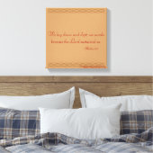 Bijbelscripts Inspirerend Canvas Afdruk (Insitu (Slaapkamer))