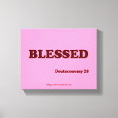Bijbelscripts Inspirerend Canvas Afdruk (Voorkant)