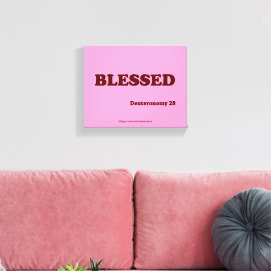 Bijbelscripts Inspirerend Canvas Afdruk (Insitu (Woonkamer))