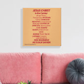Bijbelscripts Inspirerend Canvas Afdruk (Insitu (Woonkamer))