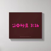 Bijbelscripts Inspirerend Canvas Afdruk (Voorkant)
