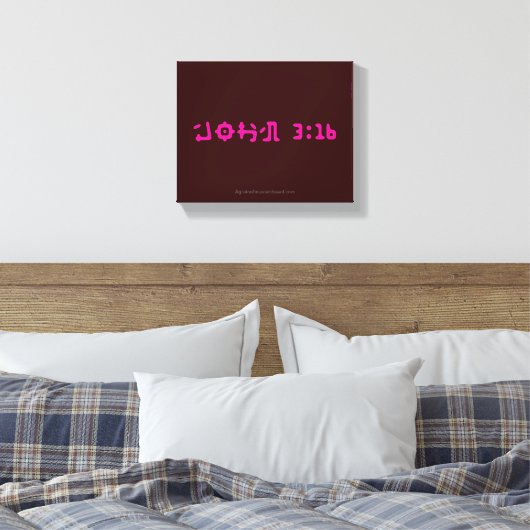 Bijbelscripts Inspirerend Canvas Afdruk (Insitu (Slaapkamer))