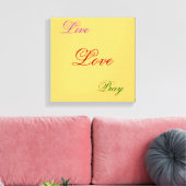 Bijbelscripts Inspirerend Canvas Afdruk (Insitu (Woonkamer))