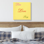 Bijbelscripts Inspirerend Canvas Afdruk (Insitu (Slaapkamer))